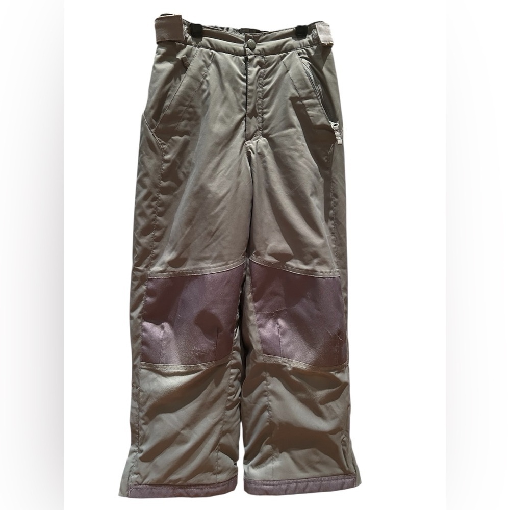LL Bean Gray Insulated Snow Ski Pants Outdoor Utility Gorpcore Winter Kids 8